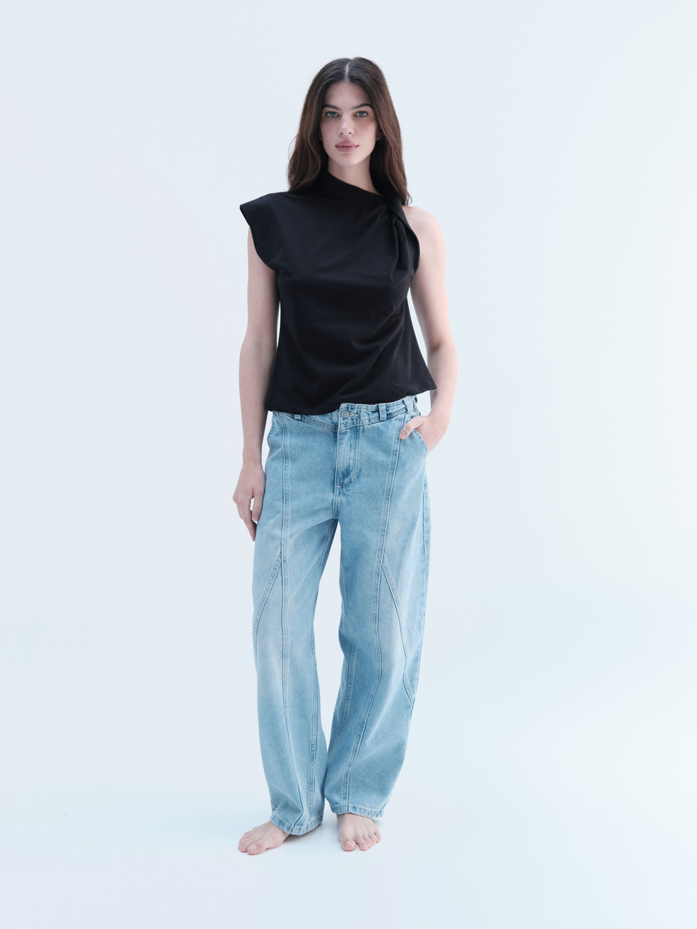 LOOSE FIT JEANS LIGHT WASH