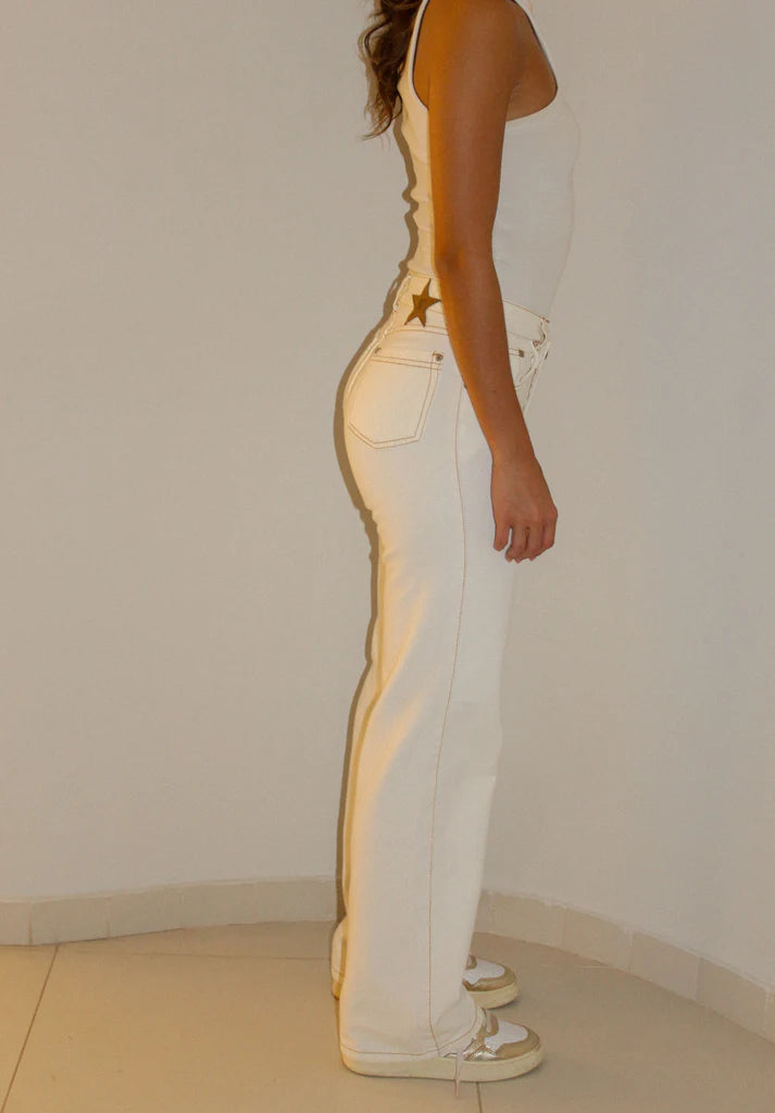 JEANS CRISS CROSS CRUDO