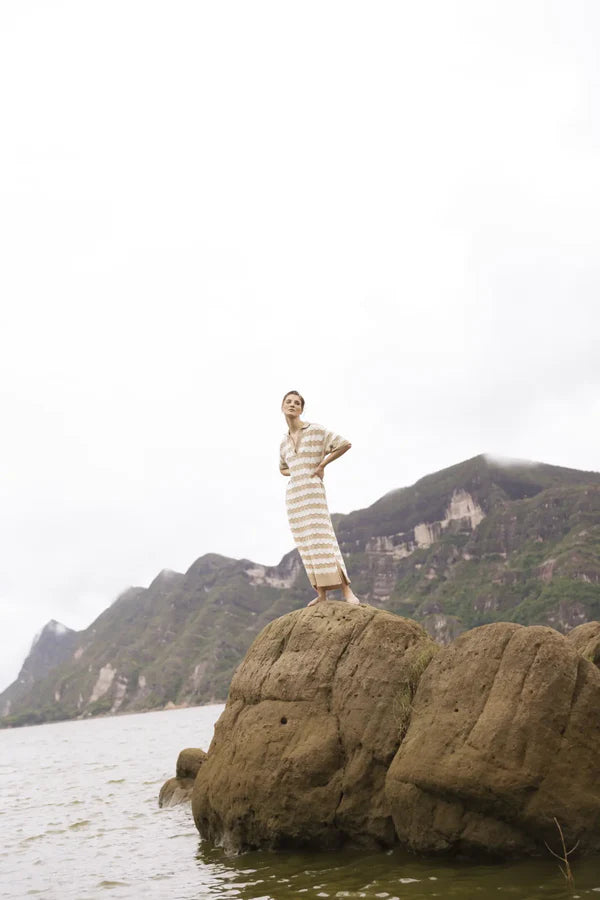 VESTIDO VALLARTA CAMEL