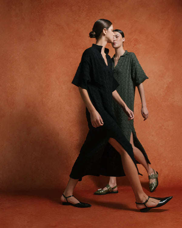 VALLARTA OLIVE DRESS
