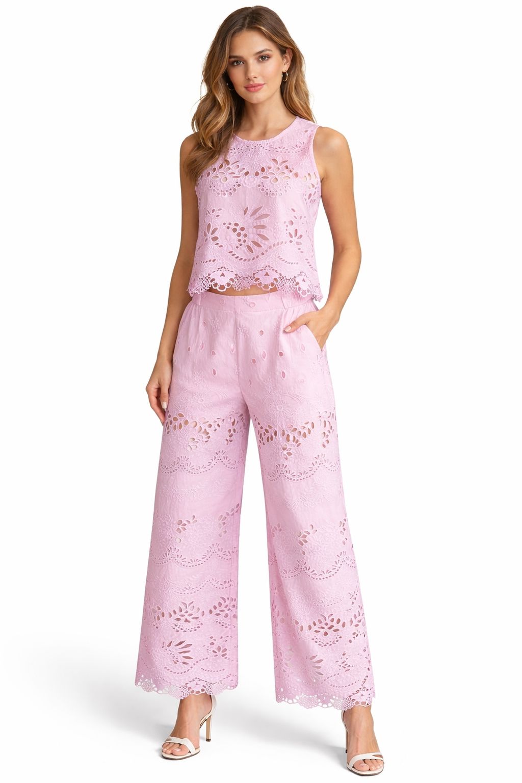 SET ROSA BLUSA - PANTALON