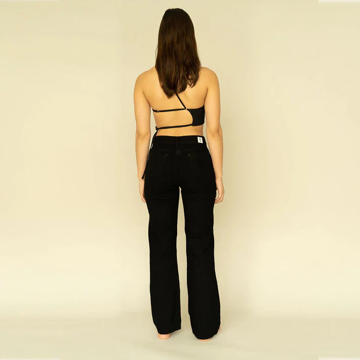 JEANS BLACK CRISS CROSS