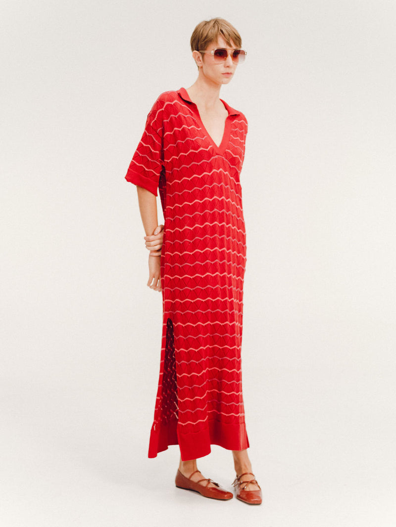VALLARTA DRESS CARMINE