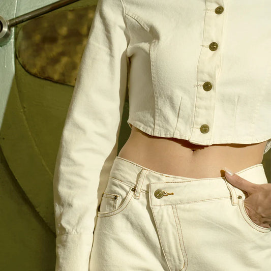 JEANS CRISS CROSS CRUDO