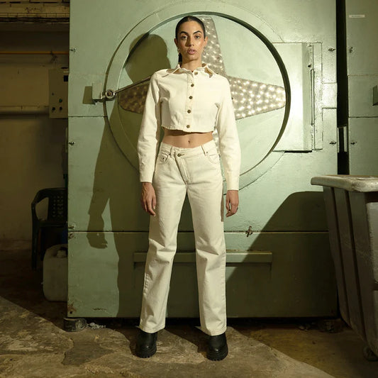 JEANS CRISS CROSS CRUDO