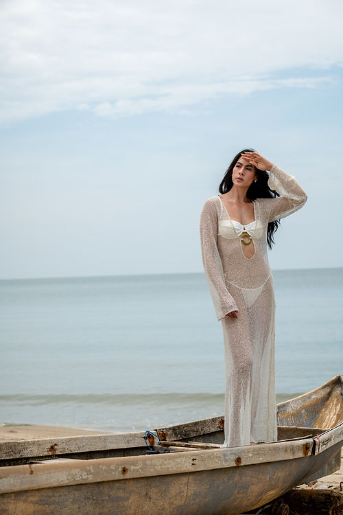 OASIS SAND MAXI DRESS