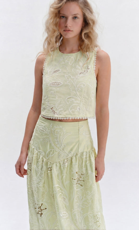 BLOUSE TOP KALE