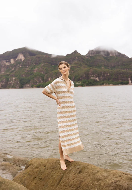 VESTIDO VALLARTA CAMEL