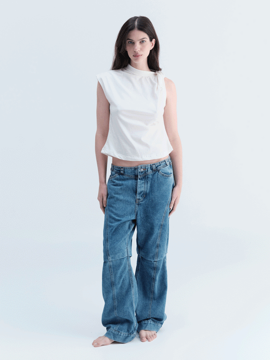 CUFFED UP JEANS EVERYDAY BLUE