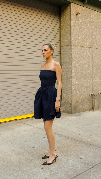INDIGO MINI DRESS