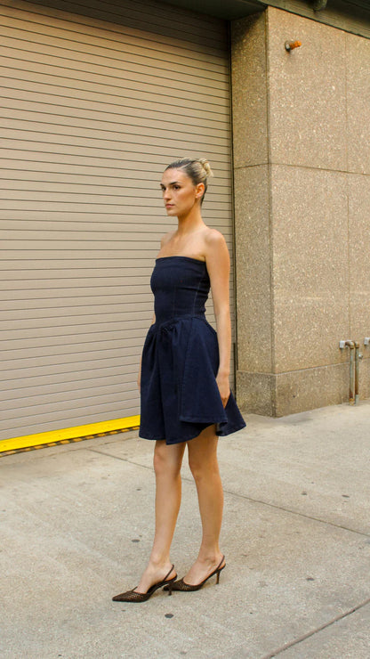 INDIGO MINI DRESS