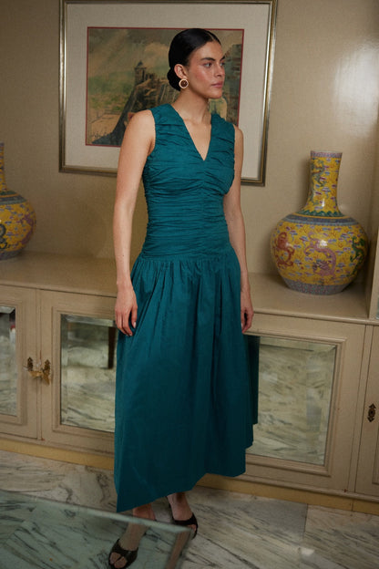 ORIANNA DRESS AQUA