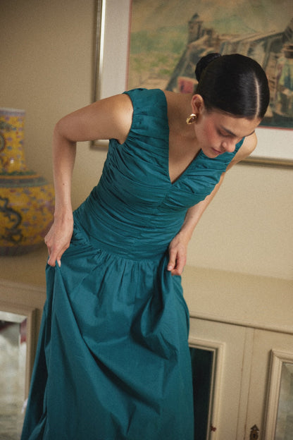 ORIANNA DRESS AQUA