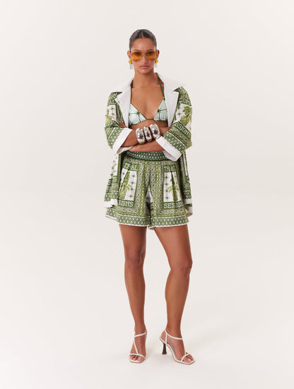 SHORT TROPICAL ELASTICO