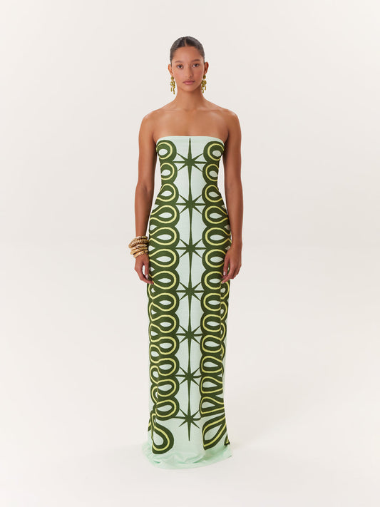TROPICAL MAXI DRESS