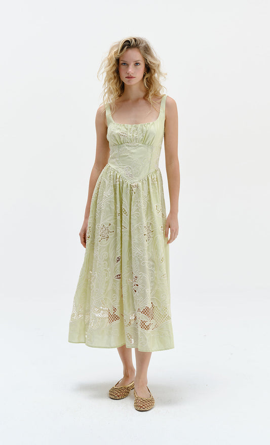 MIDI DRESS MOSSY