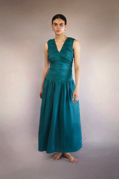 ORIANNA DRESS AQUA