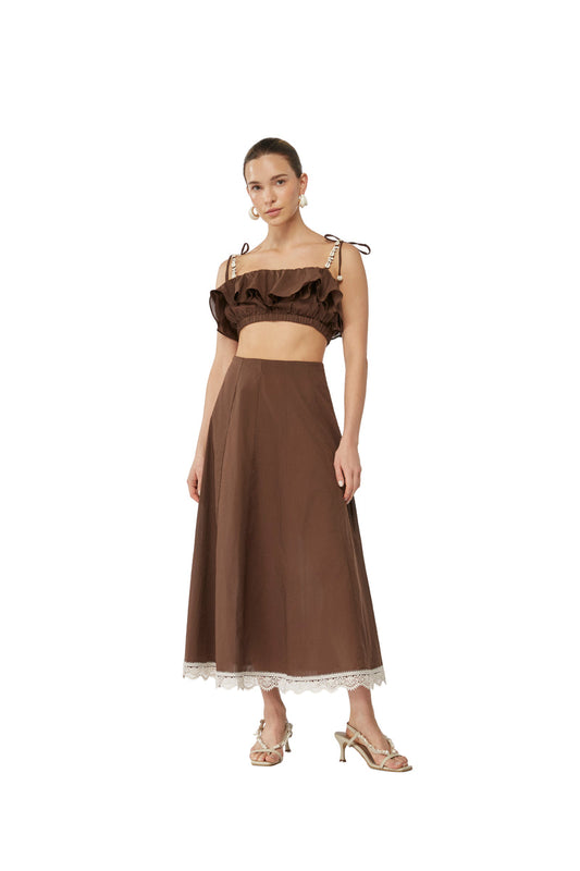ZAPHYR MIDI SKIRT