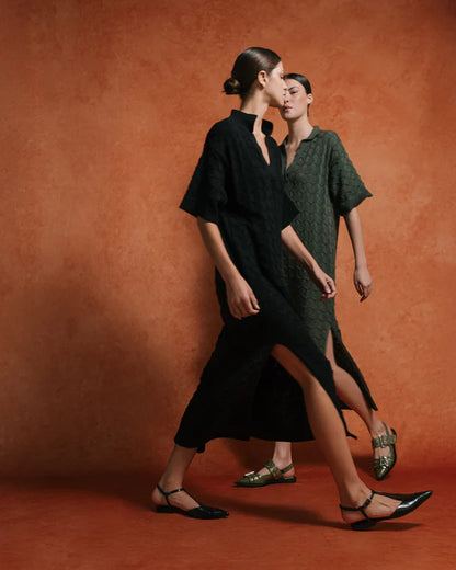 VALLARTA OLIVE DRESS