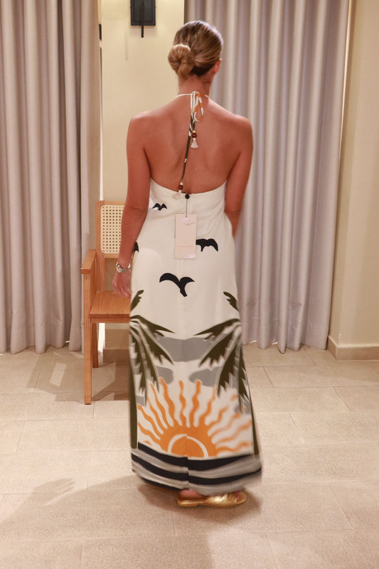 VESTIDO LUNA PAJARO BLANCO