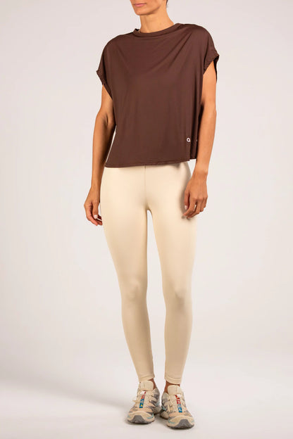 OPEN BACKSHIRT -OATMILK