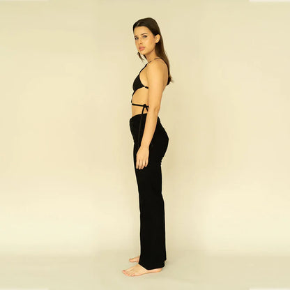 JEANS BLACK CRISS CROSS