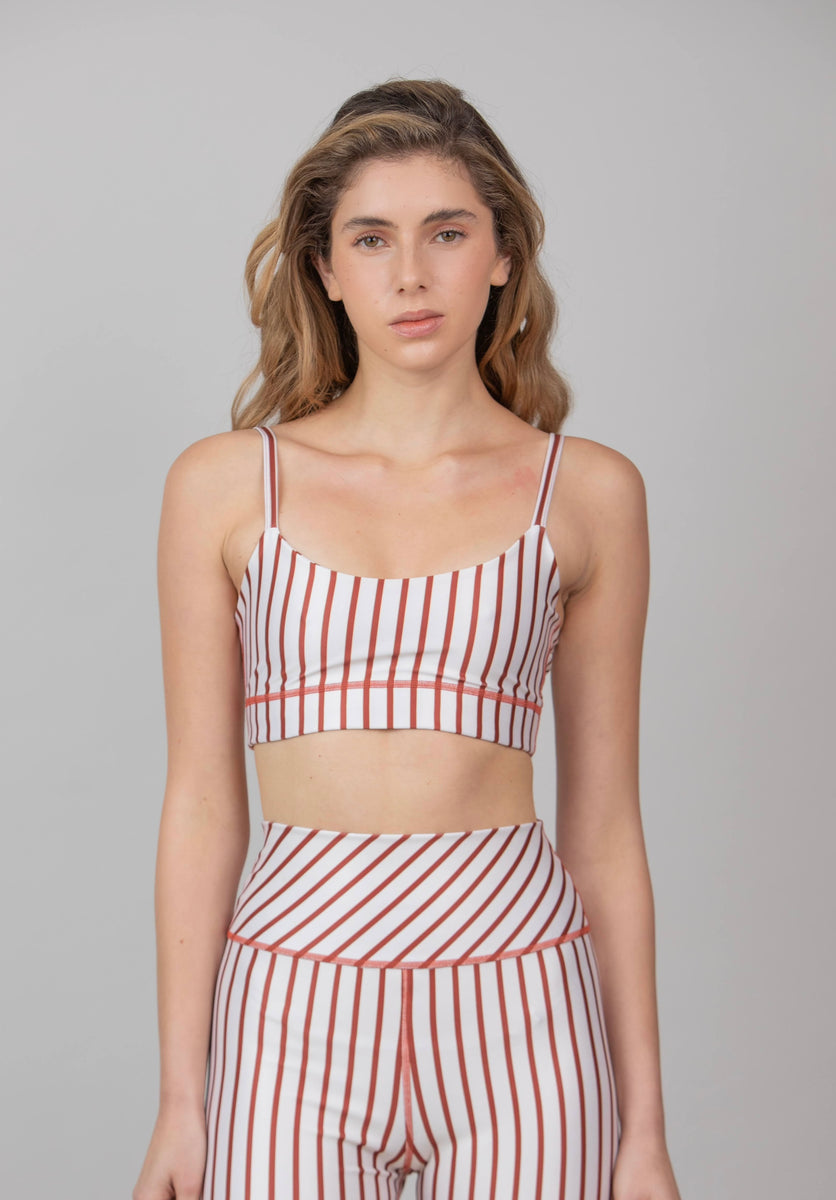 SPORT BRA MINI STRIPES